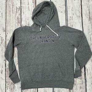 Scranton University NCAA College Gray Hoodie League Pullover Sweatshirt